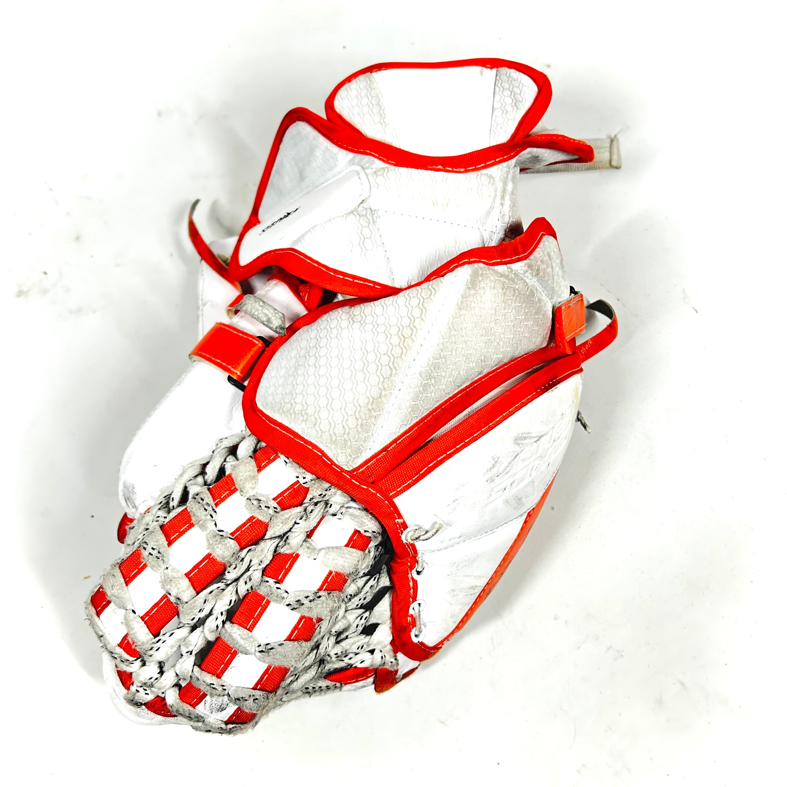 Bauer Supreme UltraSonic - Gant de gardien de but Pro Stock d'occasion (blanc/orange)
